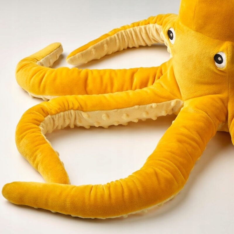 IKEA BLAVINGAD OŚMIORNICA MASKOTKA PLUSZAK 50 CM - obrazek 8
