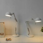 IKEA FORSA LAMPKA BIURKOWA LAMPA NA BIURKO BIAŁA - obrazek 3
