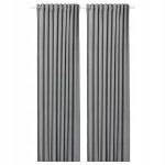 IKEA SANDSVINGEL ZASŁONA OKNA SZARA 2 SZT. 135x300