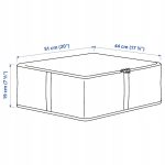 IKEA HEMMAFIXARE POJEMNIK NA UBRANIA POŚCIEL 44x51 - obrazek 5