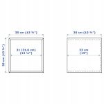 IKEA EKET SZAFKA CIEMNOSZARA 35x35x35 cm - obrazek 4