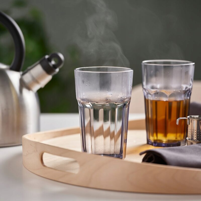 SZKLANKA DO NAPOJÓW IKEA POKAL JASNY FIOLET 0.35ML - obrazek 3