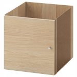 WKŁAD Z DRZWIAMI DO REGAŁU KALLAX DĄB 33X33