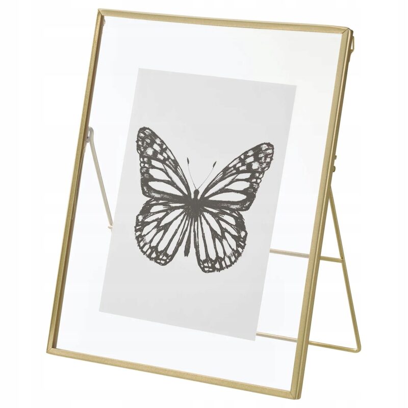 RAMKA NA ZDJĘCIA LERBODA ZŁOTY KOLOR 20X25CM - obrazek 2