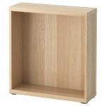 IKEA BESTA OBUDOWA SZAFKI DĄB BEJCOWANY NA BIAŁO