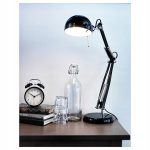 IKEA FORSA LAMPKA BIURKOWA LAMPA NA BIURKO CZARNA - obrazek 3