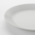 TALERZ OFTAST BIAŁY HARTOWANE SZKŁO 25 CM - obrazek 2