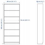 REGAŁ IKEA BILLY 80 CM X 202 CM X 28 CM KOLOR BIAŁY - obrazek 3