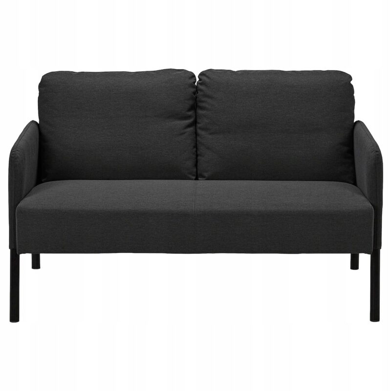 SOFA 2-OS. GLOSTAD KNISA CIEMNO SZARA - obrazek 2