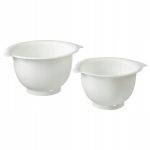IKEA VISPAD MISKA 2 SZT. BIAŁY 2,3L 3,7L