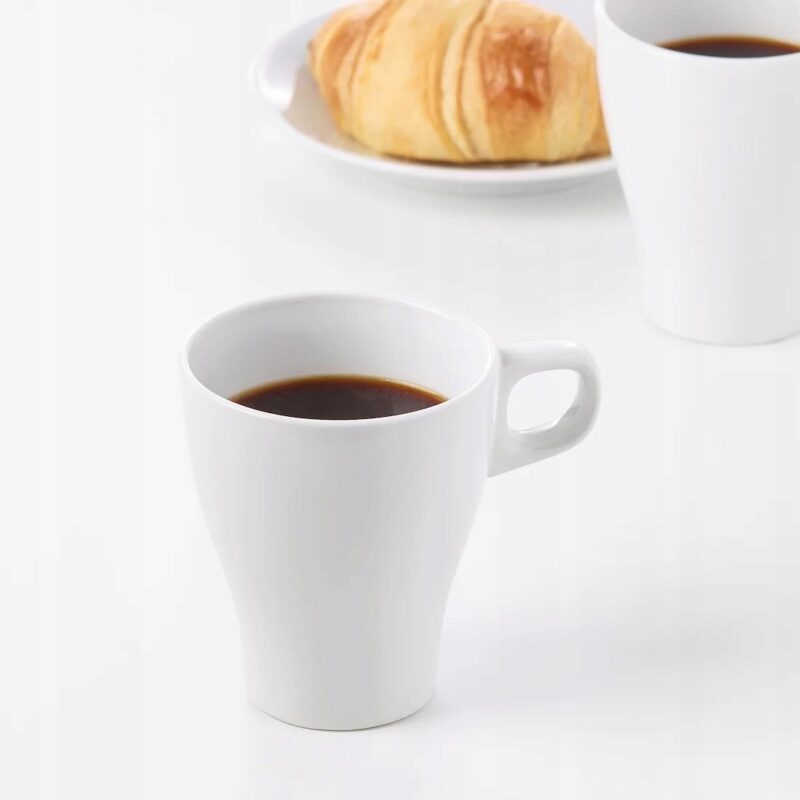 KUBEK BIAŁY 250 ML FARGRIK IKEA - obrazek 2