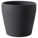 IKEA PERSILLADE OSŁONKA DONICZKI SZARA 19 cm