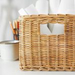 IKEA TRUMMIS KOSZ RATTANOWY 25x35x20 CM - obrazek 2