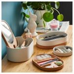 IKEA SAXBORGA PUDEŁKO Z POKRYWKĄ LUSTRO 24X17CM - obrazek 5