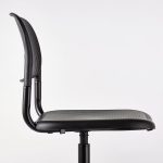 IKEA SMALLEN KRZESŁO OBROTOWE CZARNE - obrazek 3