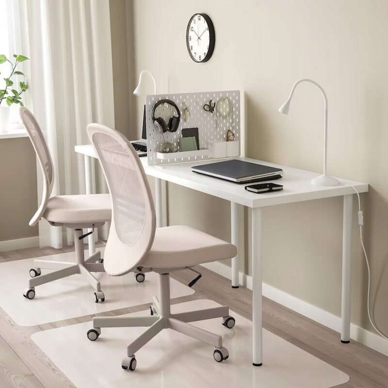 IKEA SKADIS Wolnostojąca tablica perforowana 56x37 - obrazek 4