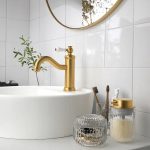 IKEA SILVTJARN DOZOWNIK MYDŁA PRZEZROCZYSTY/ZŁOTY - obrazek 4