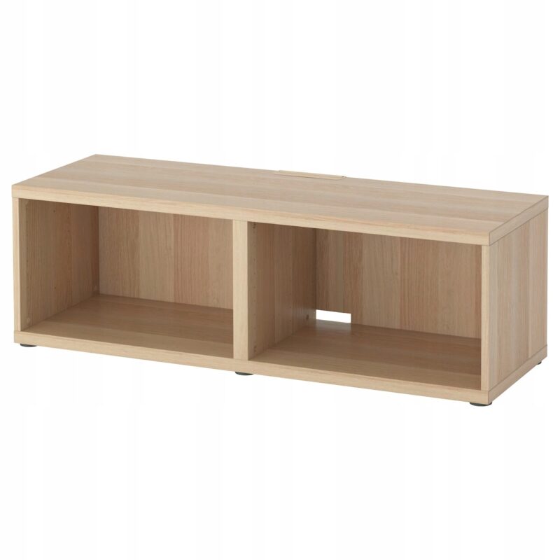SZAFKA BESTA POD TV DĄB BEJCOWANY 120x40x38 CM