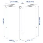 IKEA FEJAN STÓŁ OGRODOWY NA TARAS OGRÓD BIAŁY - obrazek 4