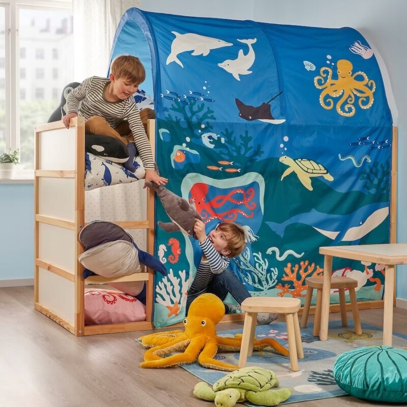 IKEA BLAVINGAD OŚMIORNICA MASKOTKA PLUSZAK 50 CM - obrazek 4