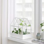 IKEA SENAPSKAL SZKLARNIA DEKORACYJNA BIAŁA 29 cm - obrazek 2