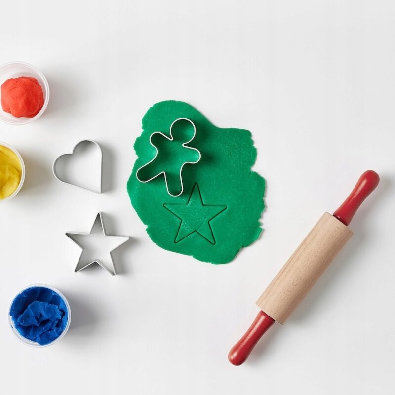 IKEA MALA Zestaw narzędzi wałek foremki do ciastoliny 4 szt. - obrazek 3