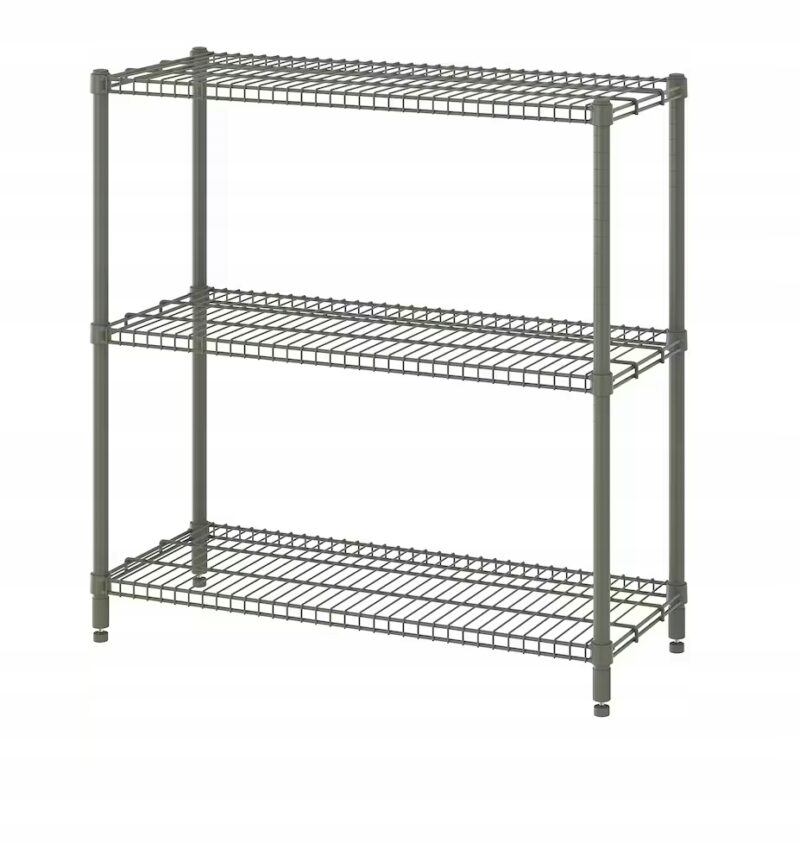 IKEA OMAR Regał szarozielony 92x36x94 cm