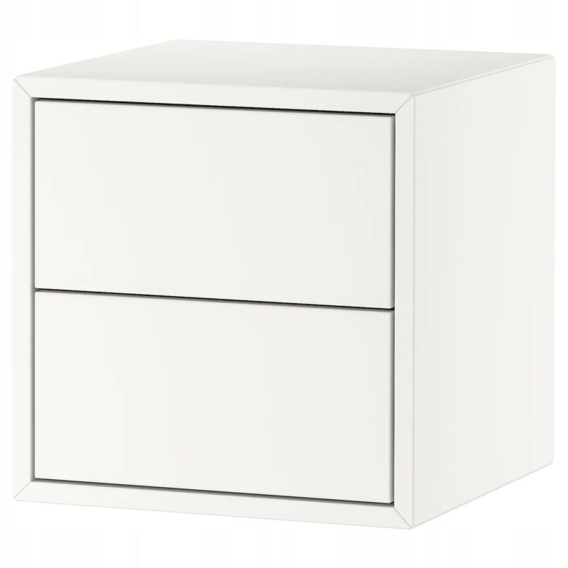 SZAFKA EKET 2 SZUFLADY BIAŁ KOLOR 35x35x35cm