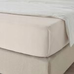 IKEA DVALA PRZEŚCIERADŁO BEŻOWE 240x260 CM - obrazek 3