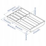 IKEA UPPDATERA TACA NA SZTUĆCE BAMBUS 32x50 cm - obrazek 4