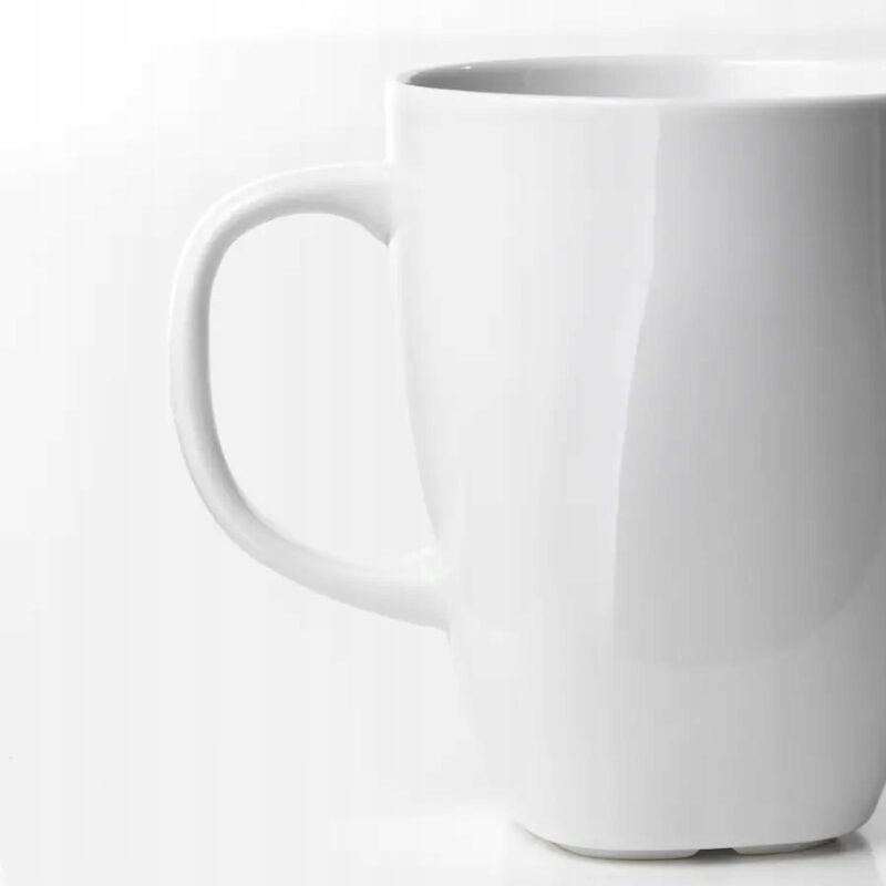 KUBEK BIAŁY PORCELANA TRWAŁY DO ZMYWARKI 300 ML - obrazek 3