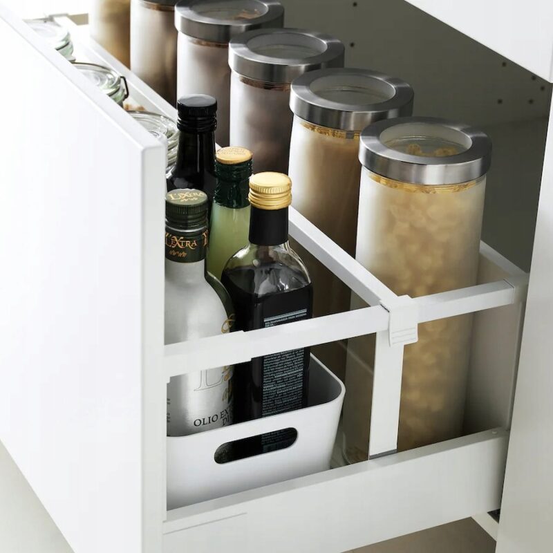 IKEA MAXIMERA SZUFLADA BIAŁA WYSOKA 80x37cm - obrazek 2