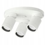 IKEA NYMANE LAMPA SUFITOWA Z 3 REFLEKTORAMI BIAŁA