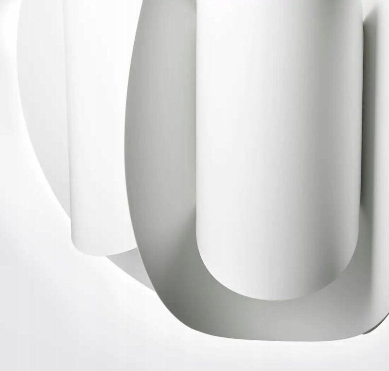 KLOSZ LAMPY WISZĄCEJ TRUBBNATE BIAŁY 38 CM - obrazek 4