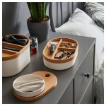 IKEA SAXBORGA PUDEŁKO Z POKRYWKĄ LUSTRO 24X17CM - obrazek 7