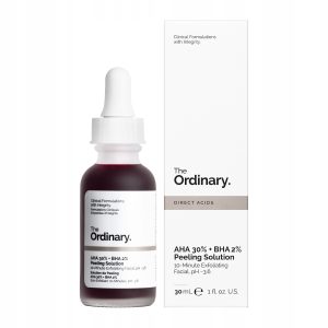 The Ordinary AHA 30% + BHA 2% Peeling 30 ml kwasy złuszczające anti acne
